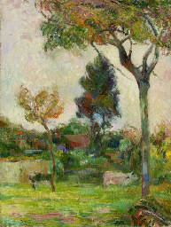 Two cows. Paul Gauguin