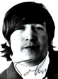 Fake Lennon autograph 