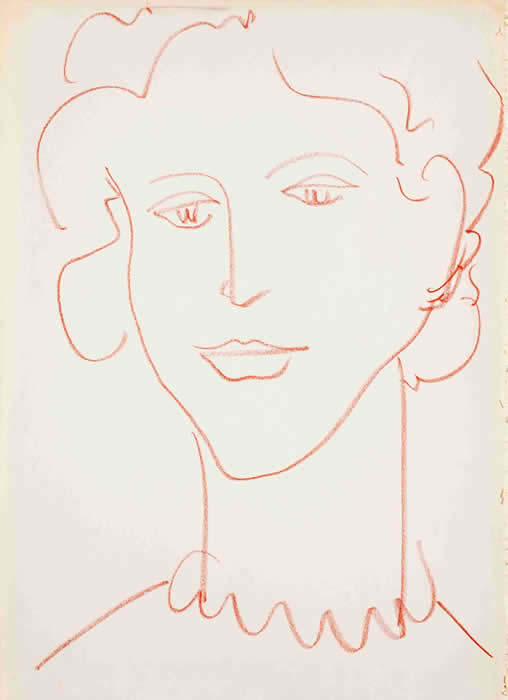 Fake Matisse drawing DeHory