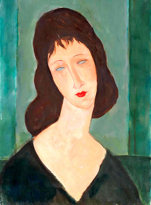 Fake Modigliani portrait by DeHory