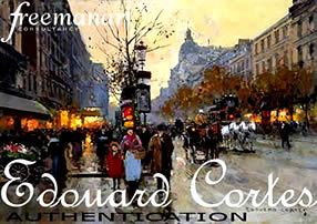 EDOUARD CORTES - PAINTING AUTHENTICATION