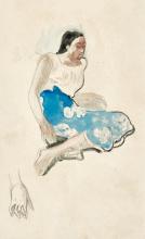 PAUL GAUGUIN | Tahitienne assise