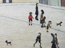 Detail from legitimate L S Lowry work