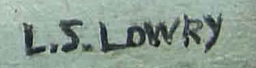 Fake Lowry signature