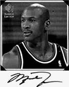 Fake Michael Jordan autograph
