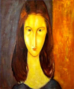 Modigliani Portrait Jeanne Hebterne fake