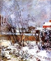 Snow, Rue Carcel&nbsp;- Paul Gauguin