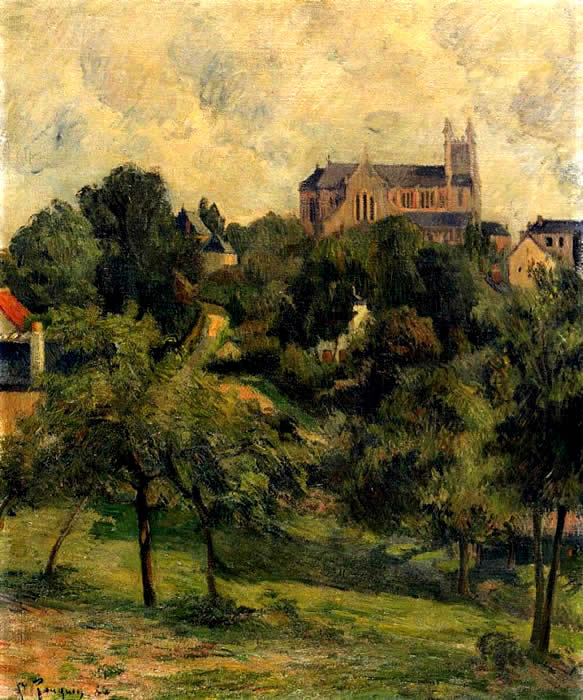 Notre Dame-des Agnes, Rouen. Paul Gauguin 