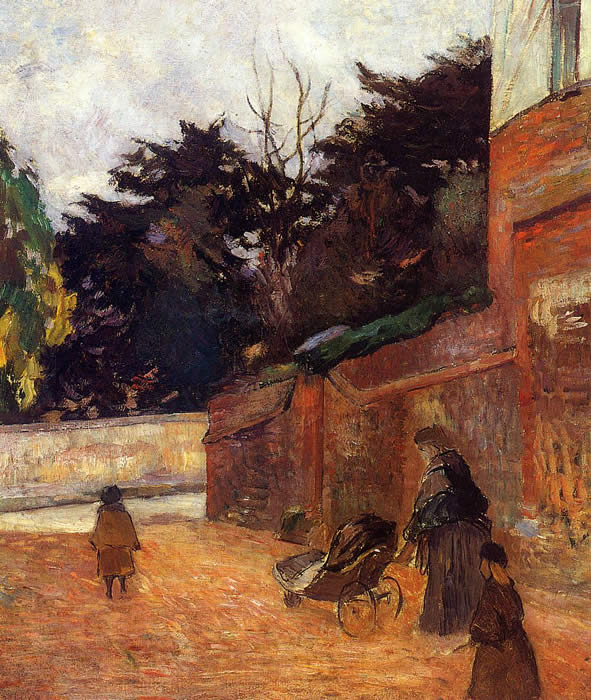 The Artist's Children, Impasse Malherne. Paul Gauguin