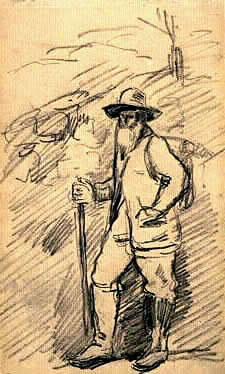 Cezanne pencil sketch
