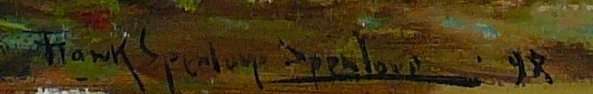 Frank Spenlove : Signature 1898