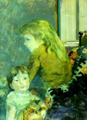 Clovis and Pola Gauguin - Paul Gauguin