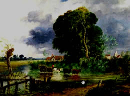 John Constable landscape fake.