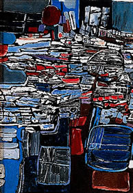 Corneille oil painting Great Rock Wall