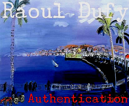 Raoul DUFY Art Authentication
