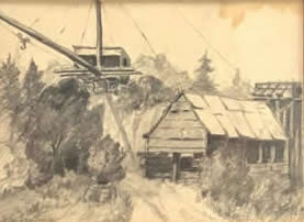 Attributed to John Constable, pencil on paper, landscape