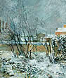 Garden in Snow. Paul Gauguin