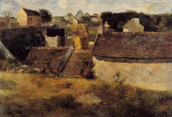 Houses in Vaugirard. Paul Gauguin