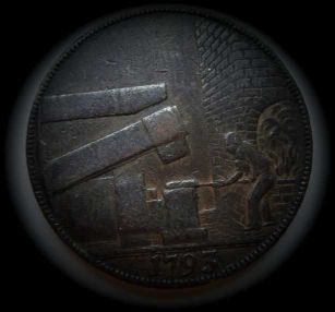 1795 John Wilkinson Trade Token (Reverse) 