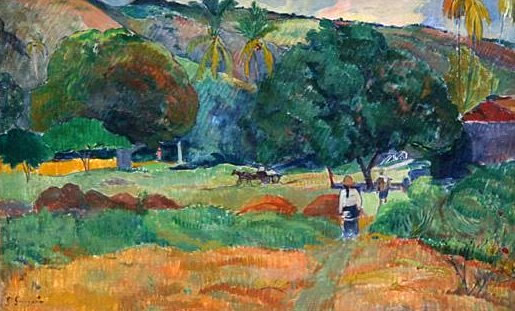 Three cows.&nbsp;Paul Gauguin 1884