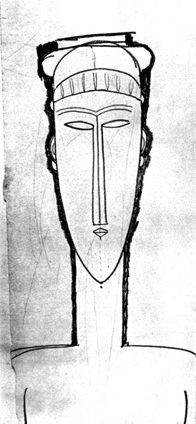 Modigliani Head of Caryatid, 1910-11