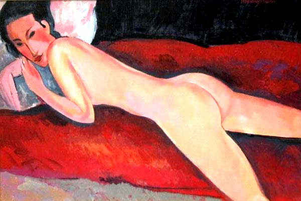 Modigliani painting Myatt fake nude