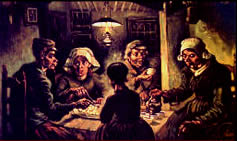 Van Gogh's original authentic  Potato Eaters