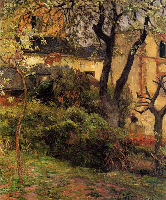 Rouen in Spring. Paul Gauguin 1884