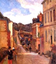 Rue Jouvenet in Rouen Gauguin