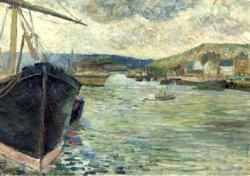Rouen Port Paul Gauguin