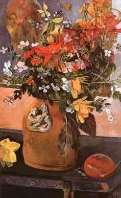Still Life with Flowers. Paul Gauguin 