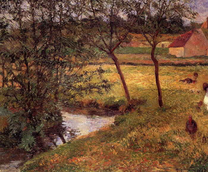 (with wild turkeys.) Paul Gauguin 