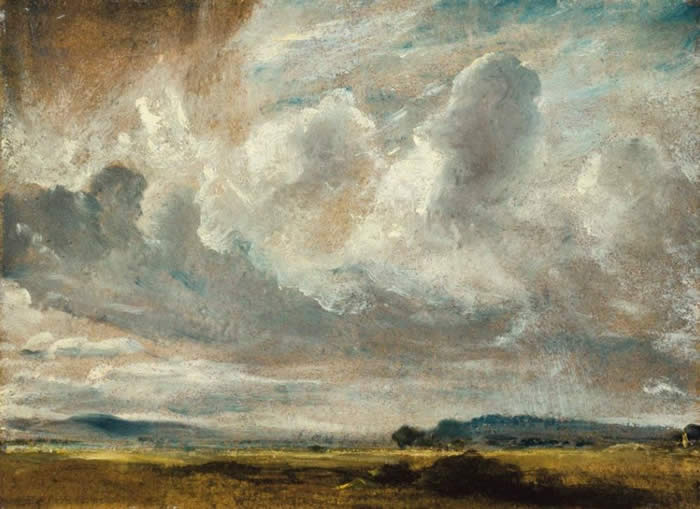John Constable oil study of clouds, c. 1821-1822